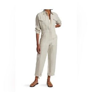 OVERLOVER Rose Jumpsuit in Stone